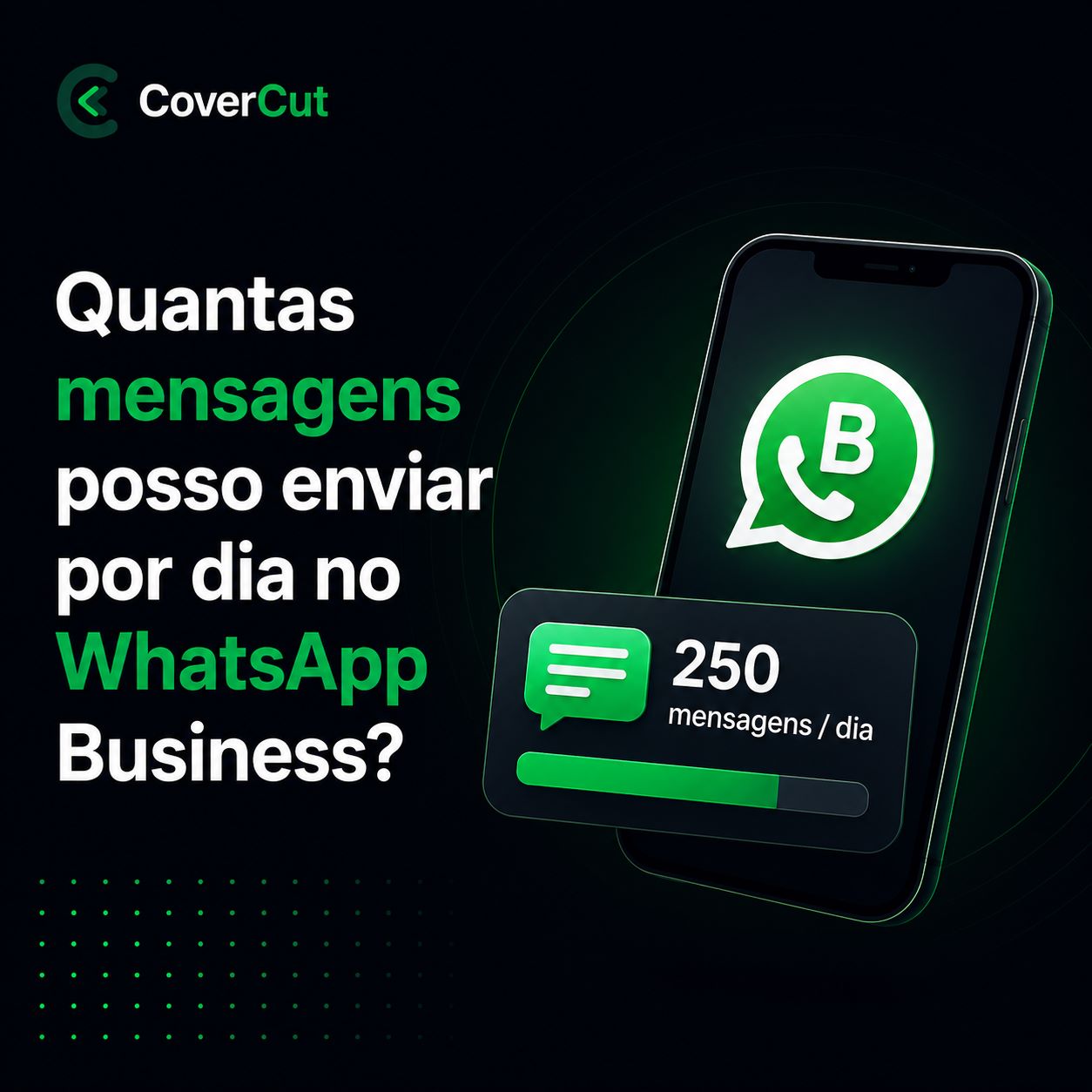 Quantas mensagens posso enviar por dia no WhatsApp Business?